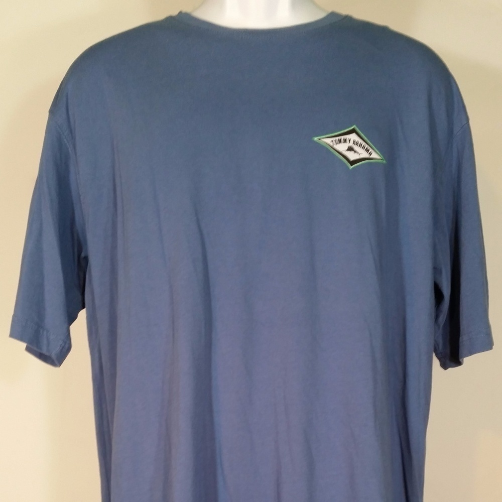 Tommy Bahama blue Pay Per View t-shirt size M